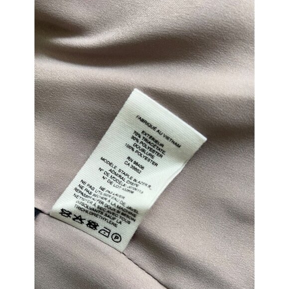 Theory Blazer Women Sz 4 One Button Pockets Notch Collar Career - Picture 8 of 10